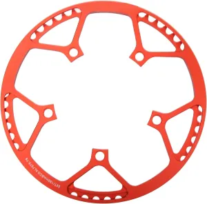 Topyond Bike Chainring 56t 130bcd, Lightweight Aluminum Alloy Chainwheel with Safe Guard Plate, CNC Machined Chainring for Folding Bikes