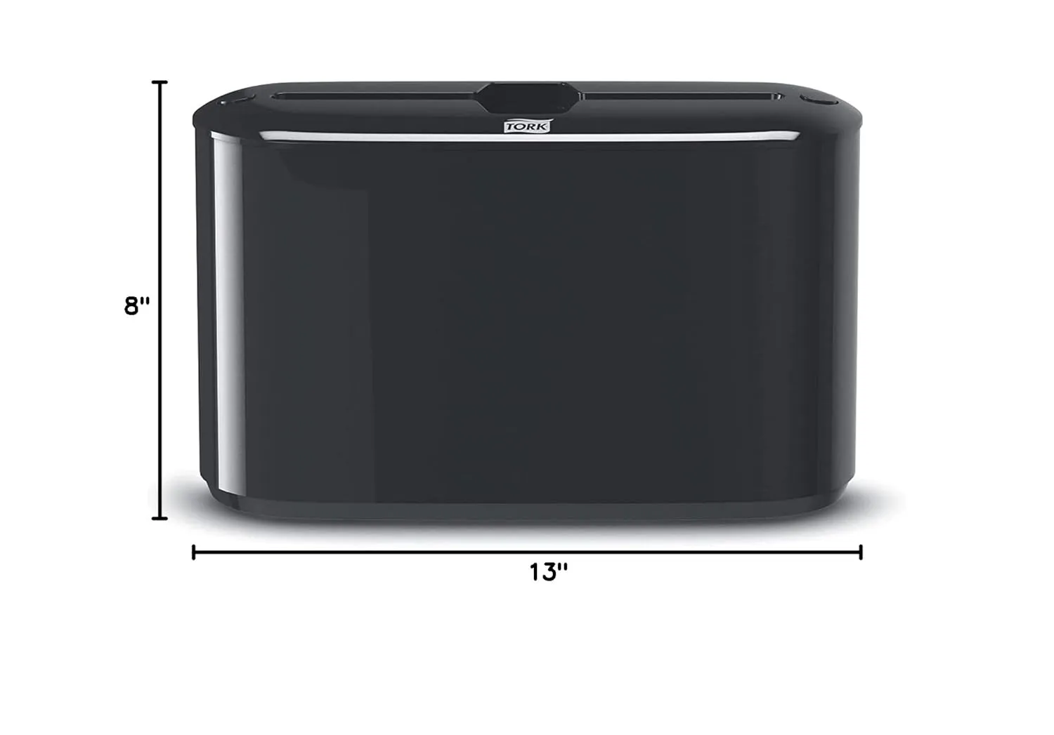 Tork Xpress Paper Towel Dispenser, Black, Single-Dispensing, Compatible with H2 Refills, Space-Saving Design (302028)