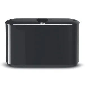 Tork Xpress Paper Towel Dispenser, Black, Single-Dispensing, Compatible with H2 Refills, Space-Saving Design (302028)