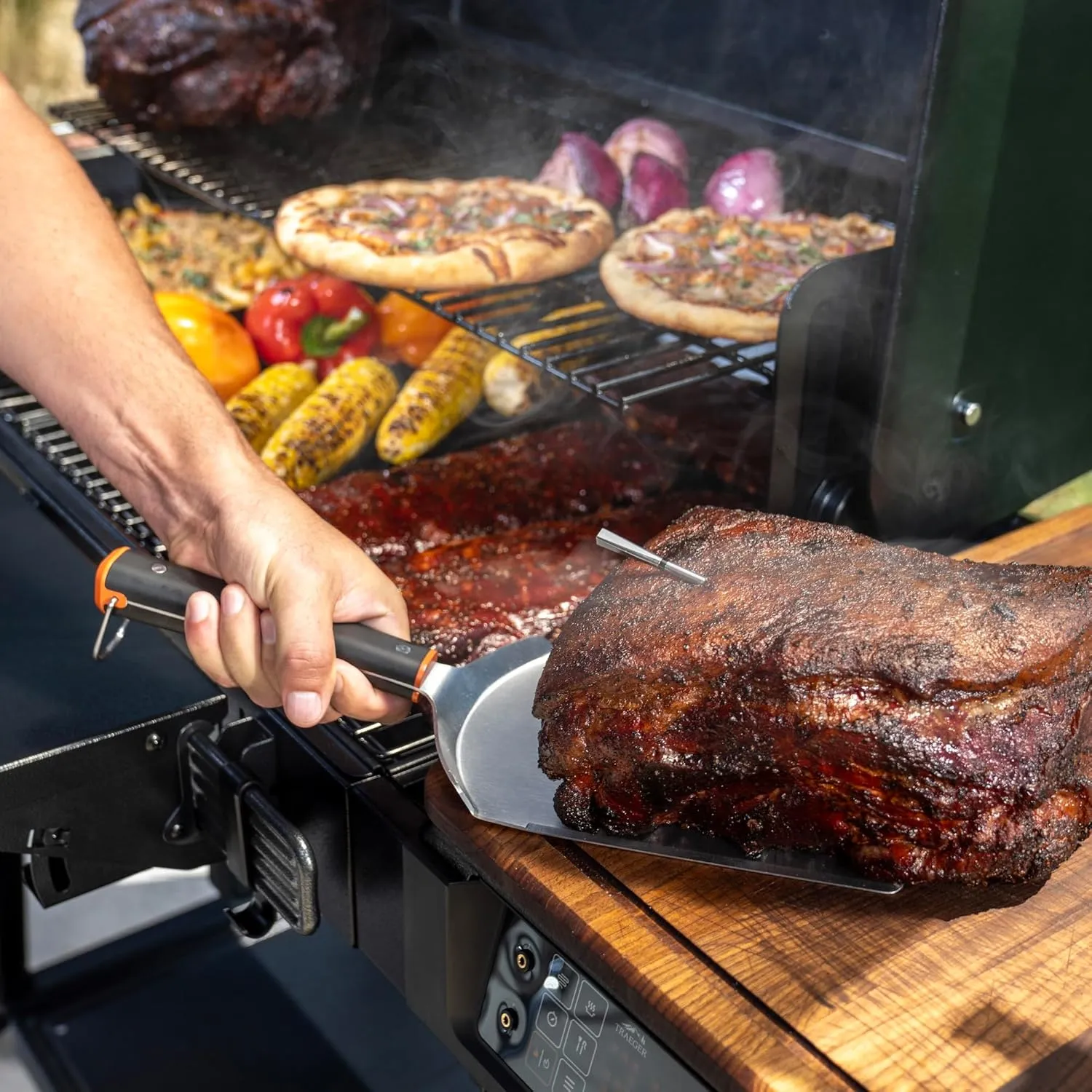 Traeger Grills BAC793 Stainless Steel XXL BBQ Spatula Grill Accessory (2025 Model)