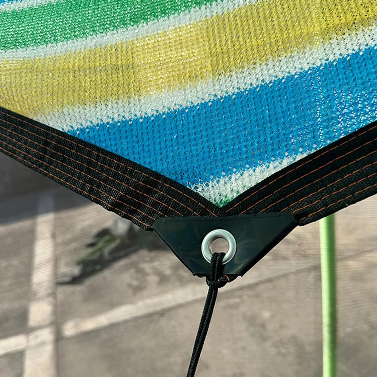 Trampoline Shade Canopy - UV-Blocking Cover With Mesh Ventilation, Outdoor Sun Protection Tent | Protective Accessories Replacement UV Protection, Breathable Safety Net Roof Shelter For Backyard Bounc