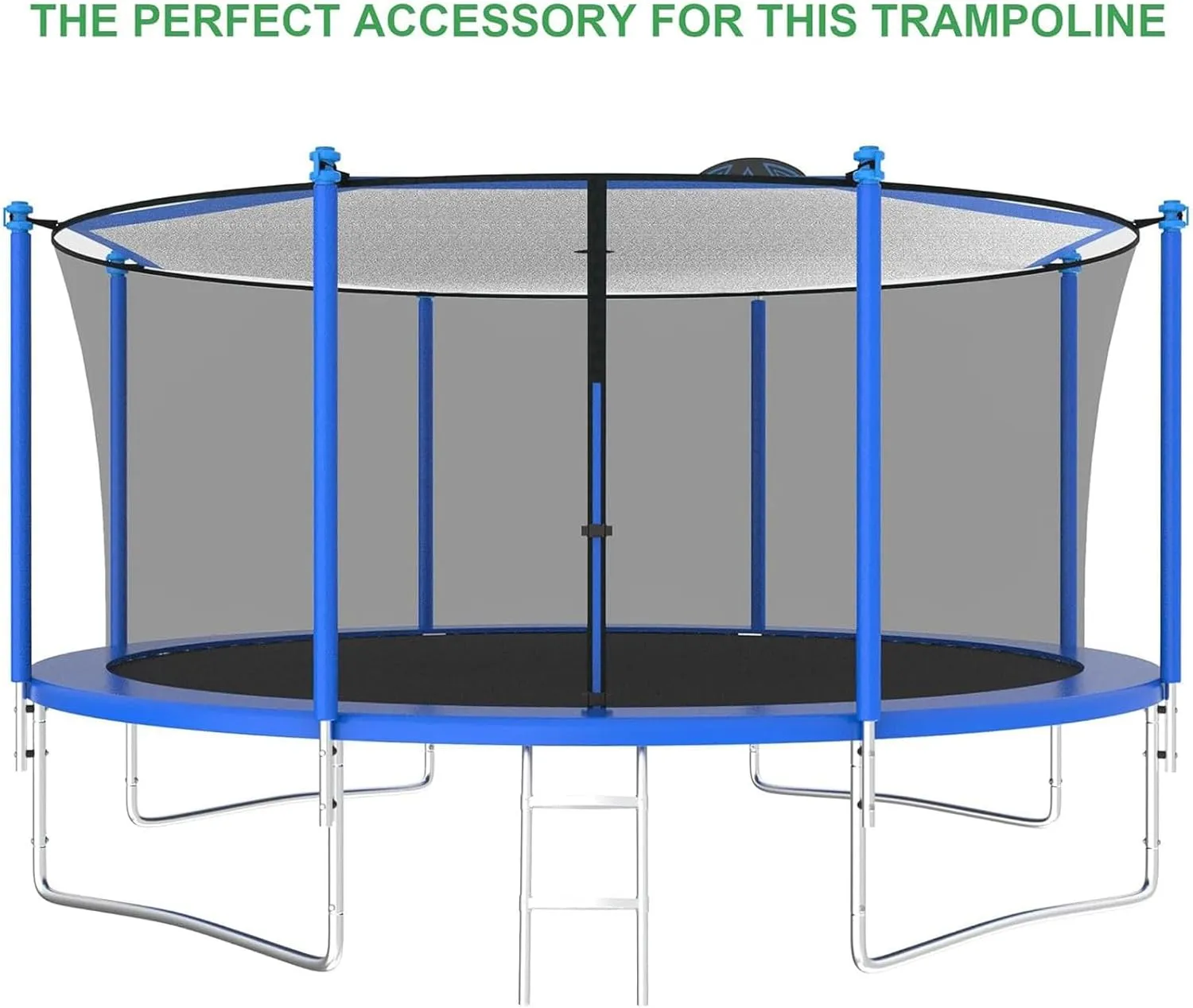 Trampoline Shade Cover, Trampoline Shade, 8ft 10ft 12ft 14ft 16ft Sun-Protection Trampolines Canopy, Trampoline Canopy, Easy to Install, Anti-Uv Trampolines Sunshade Accessories,14ft