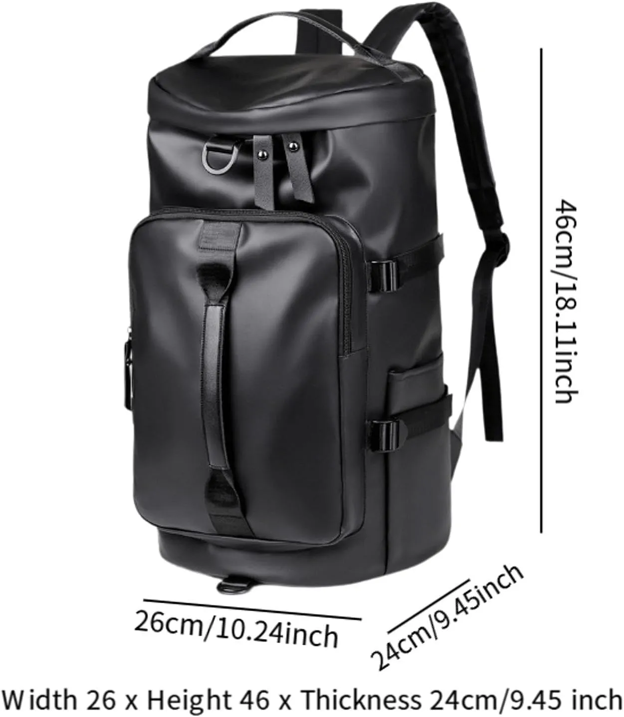 Travel Backpack Large Trendy Overnight Bag for Hiking Fitness Trekking Airplane