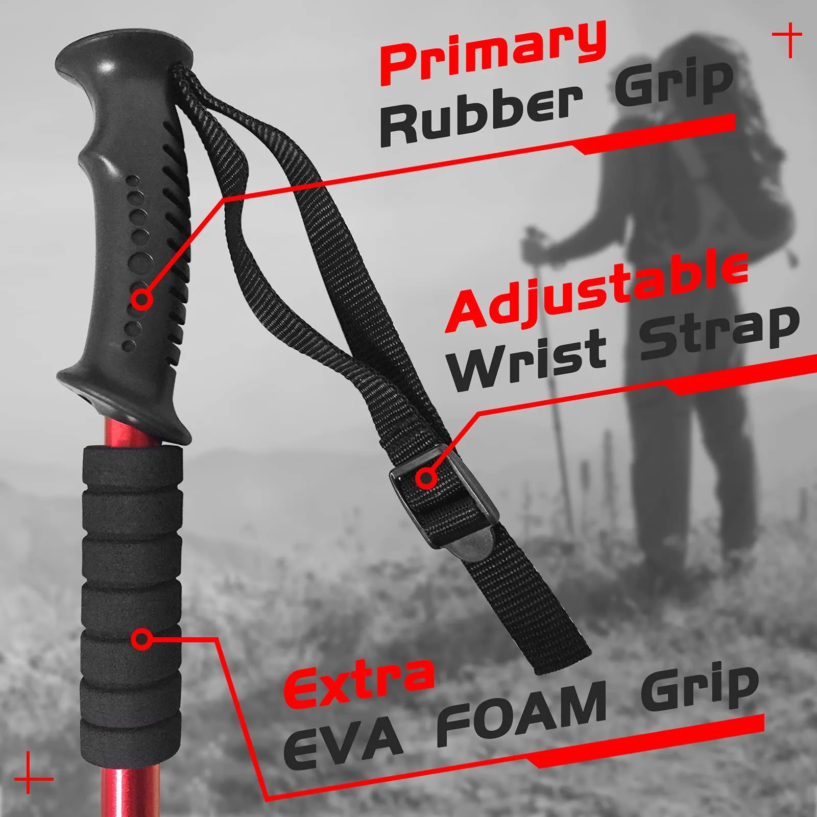 Trekking Poles - Blue