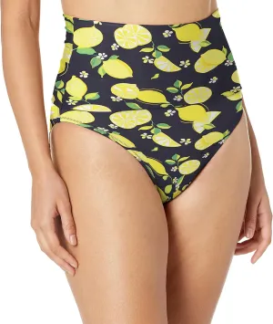 Trina Turk Women's High Waist Roll Up Hipster Bikini Swimsuit Bottom