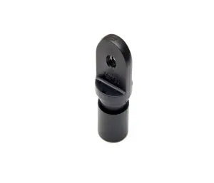 Tube End Tube Ends - Plastic Black 25mm x 3.0mm
