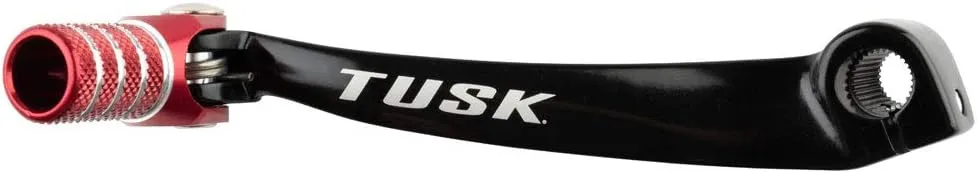 Tusk Folding Shift Lever Black/Red Tip