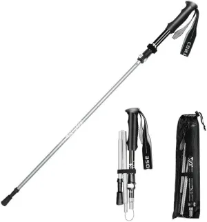 Ultra-Lightweight Folding Trekking Poles Made of Aluminum with Adjustable Length and Shock Absorption Perfect for Hiking, Backpacking, and Camping Easy to Pack and Carry