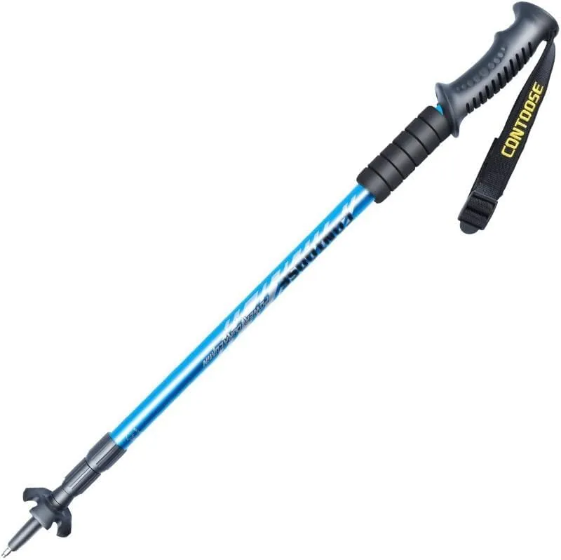 Ultra-Lightweight Folding Trekking Poles Made of Aluminum with Adjustable Length and Shock Absorption Perfect for Hiking, Backpacking, and Camping Easy to Pack and Carry
