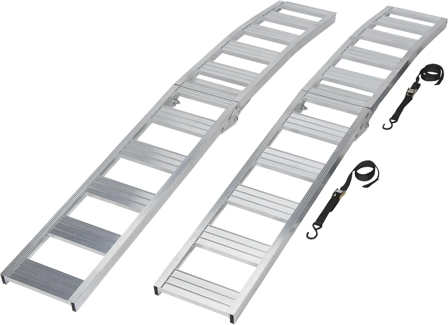 Ultra-Tow Folding Arched Aluminum Loading Ramp Set - 1500-Lb. Capacity, 90in.L