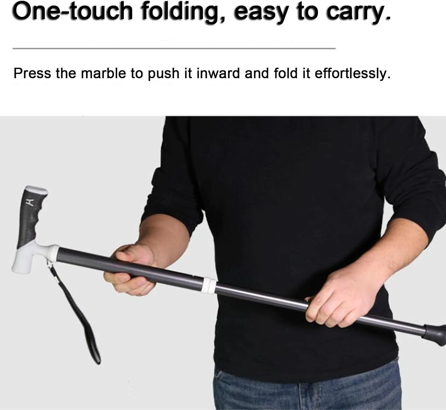 Ultralight Trekking poles-90° Swivel Handle, Hiking Sticks for Backpacking, Titanium Alloy Walking or Hiking Sticks with Quick Adjustable Locks
