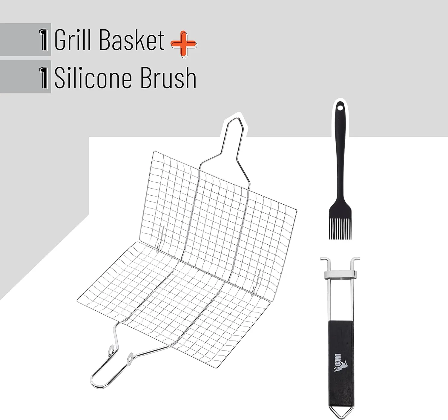 UNCO Stainless Steel Fish & Vegetable Grill Basket