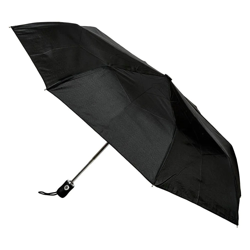 UPF50  Black Auto Open & Close with dimple handle