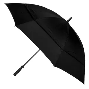 UPF50  Black WINDPRO Vented Manual Golf with mesh reinforcement