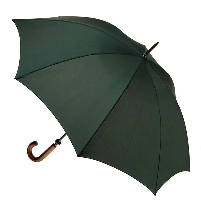 UPF50  Bottle Green Large Cover Walking Length with Wood Handle