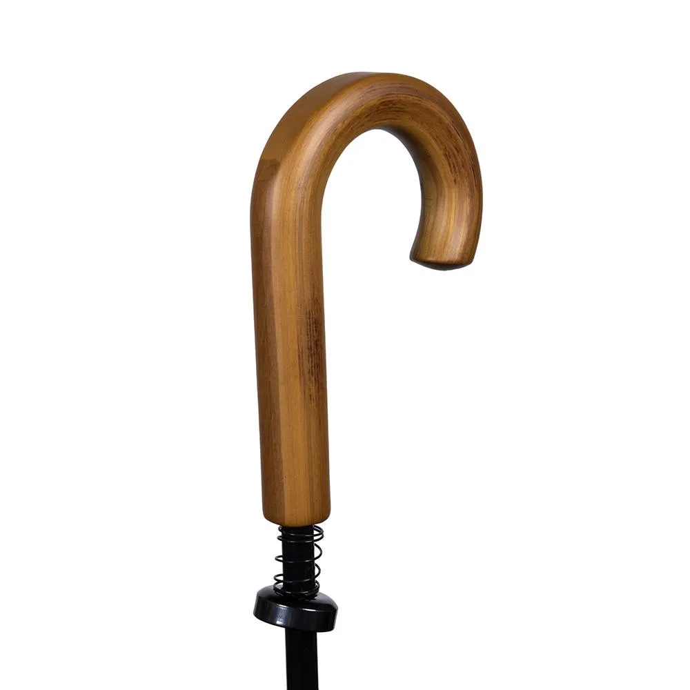 UPF50  Bottle Green Large Cover Walking Length with Wood Handle