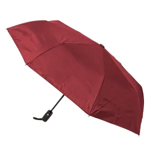 UPF50  Burgundy Red Auto Open Smooth Folding