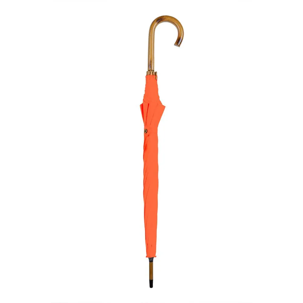 UPF50  Orange Wooden Classic Walking Length