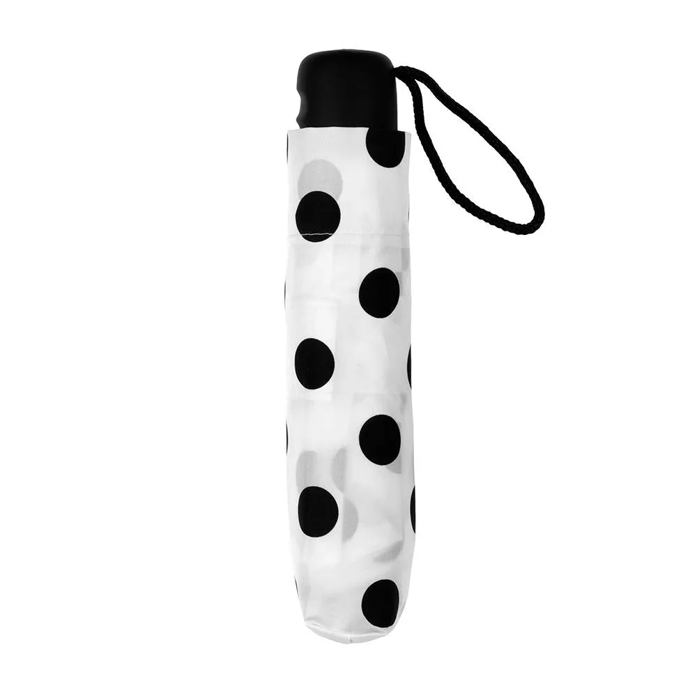 UPF50  Polka Dot Print Windproof Mini Maxi