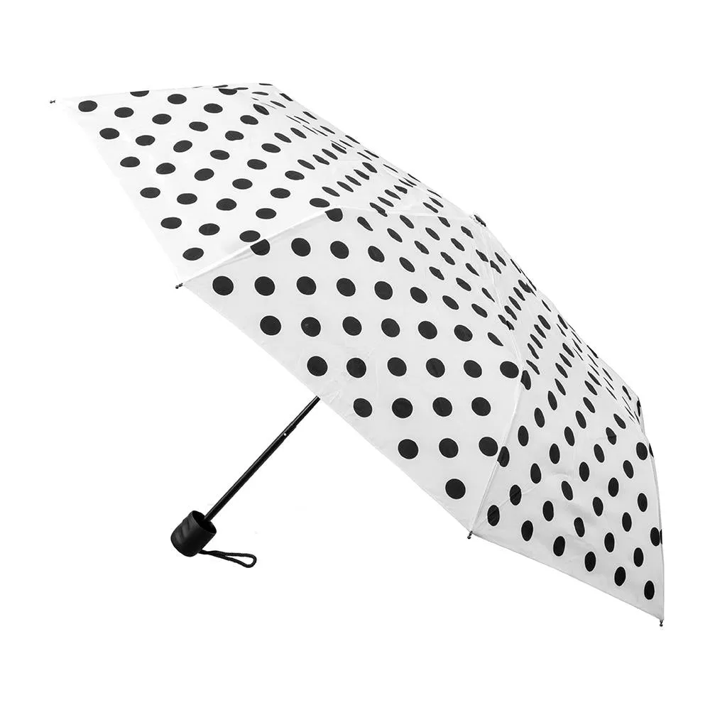 UPF50  Polka Dot Print Windproof Mini Maxi
