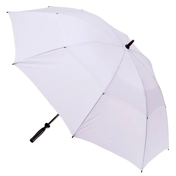 UPF50  White WINDPRO Vented Manual Golf