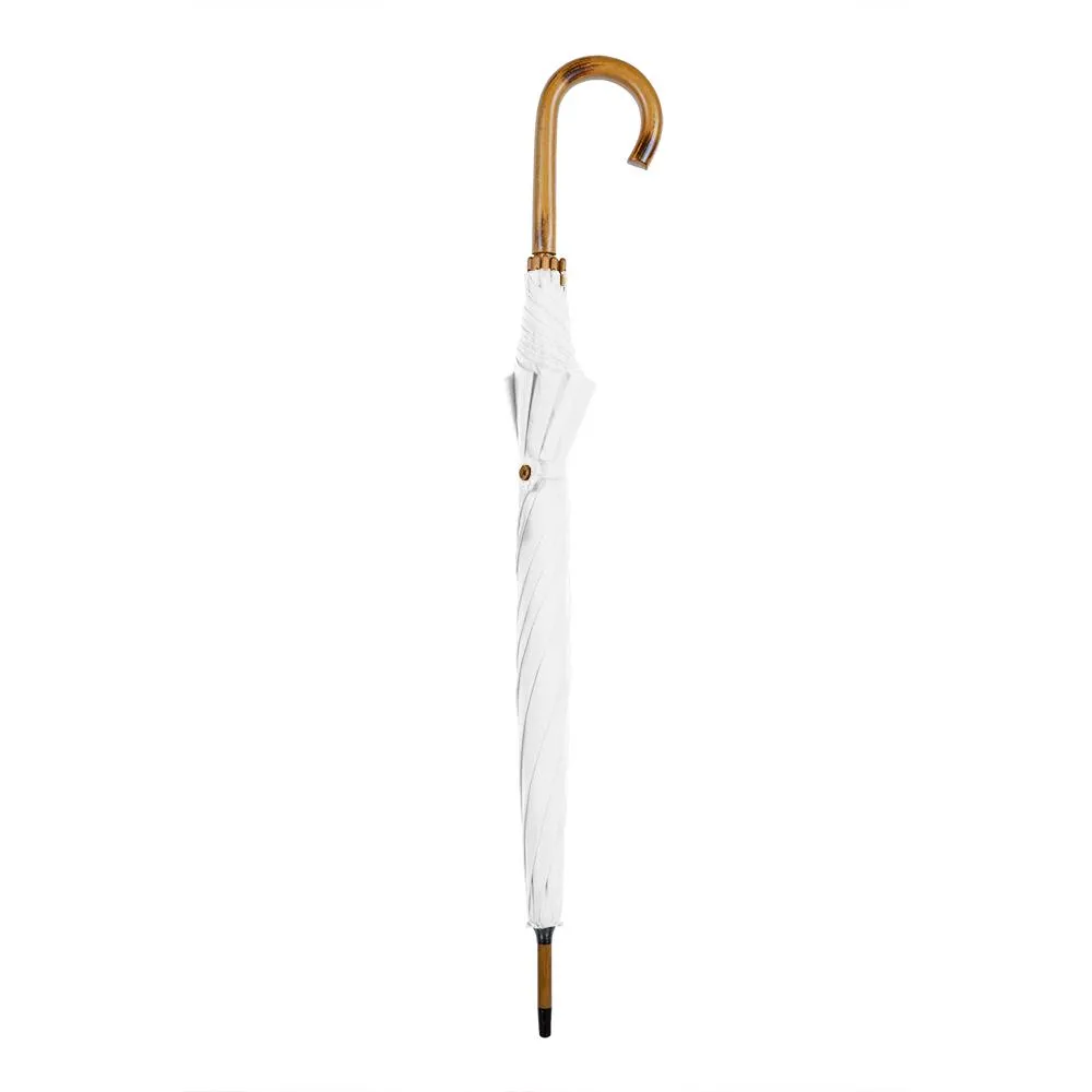 UPF50  White Wooden Classic Walking Length