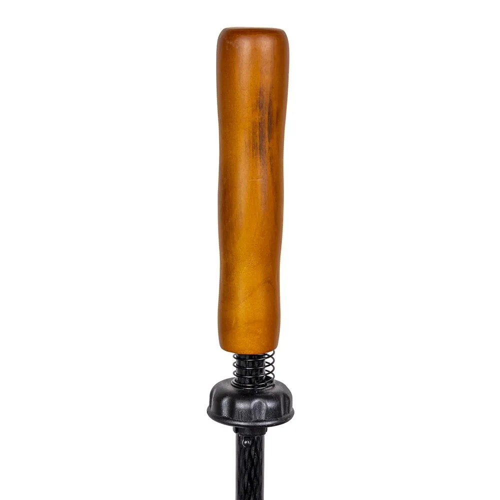 UPF50  Yellow Albatross Windproof Manual Golf With Wood Handle