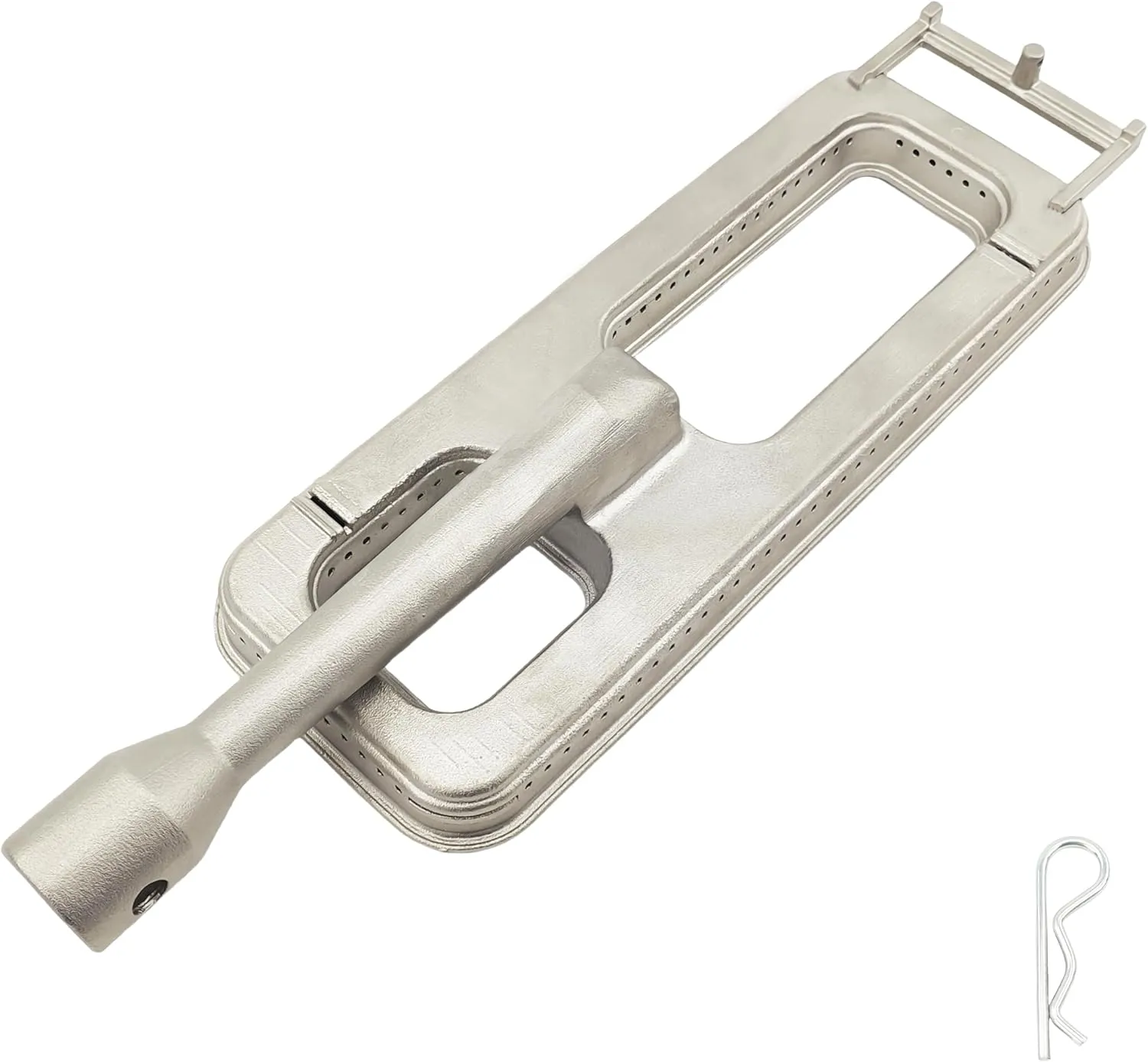 Upgraded Cast 304 Stainless Steel Grill Burner Compatible with Members Mark, Coyote, Grand Hall, Bakers&Chefs Grills, Replaces CISC, 29251, Fits Y0660, Y0101XC, Y0005XC, 608SB, Monarch, Regal, 1-Pack