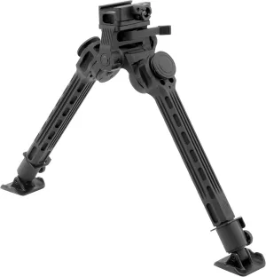 UTG Big Bore Full Stability Bipod, 9"-14" Center Height, Black