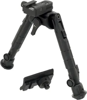 UTG Recon 360 TL Bipod, 7"-9" Center Height, Picatinny, Black