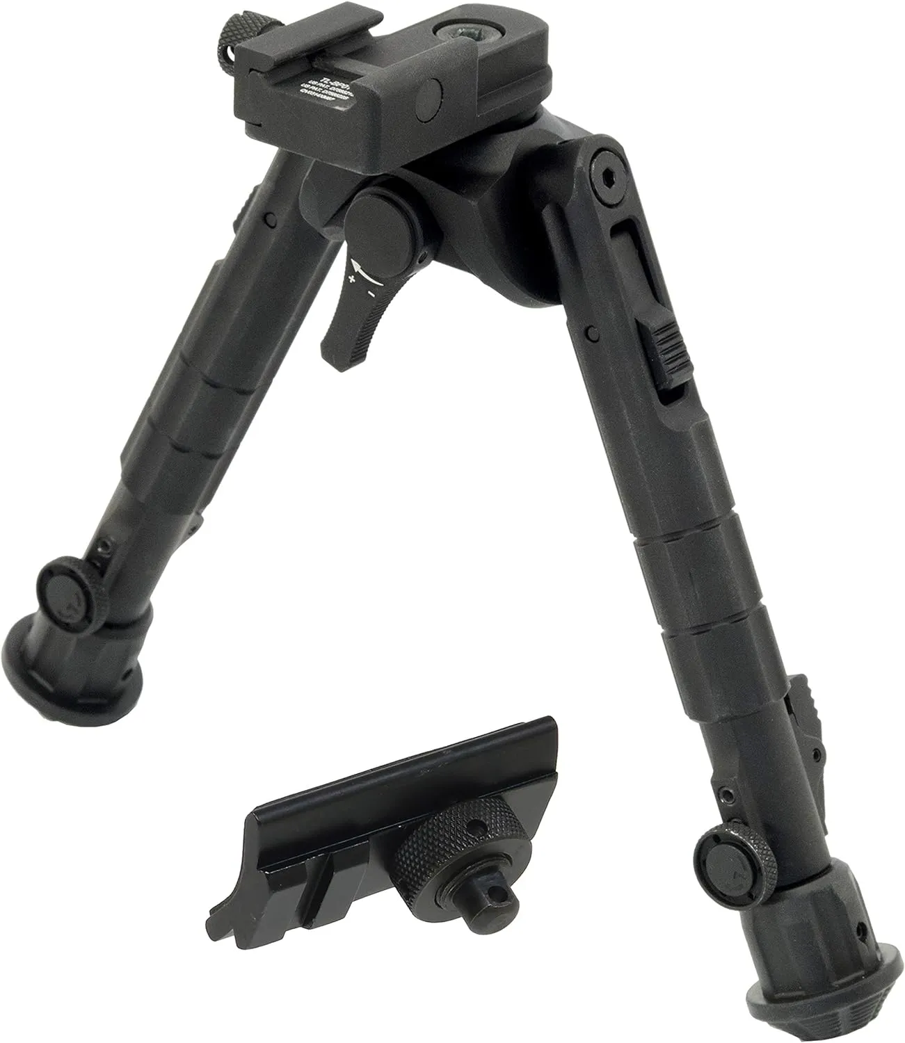 UTG Recon 360 TL Bipod, 7"-9" Center Height, Picatinny, Black