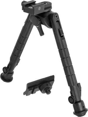 UTG Recon 360 TL Bipod, 8"-12" Center Height, Picatinny, Black