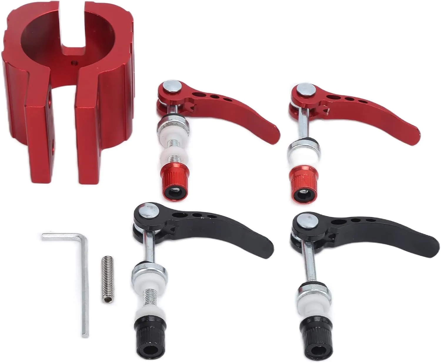 VBESTLIFE Electric Folding Clamp, Aluminum Alloy Vertical Rod Rugged Lock for 8X 10X 11X Series