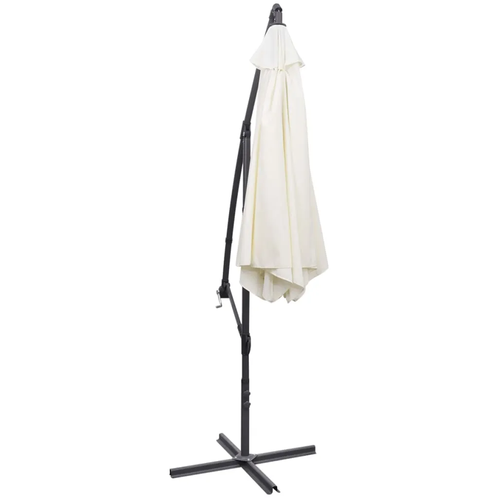 vidaXL Cantilever Umbrella Tilting Parasol Outdoor Umbrella Patio Sunshade
