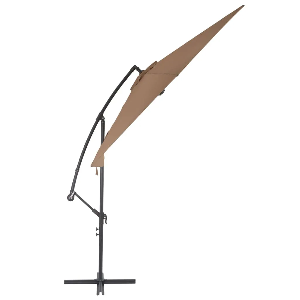vidaXL Cantilever Umbrella Tilting Parasol Outdoor Umbrella Patio Sunshade