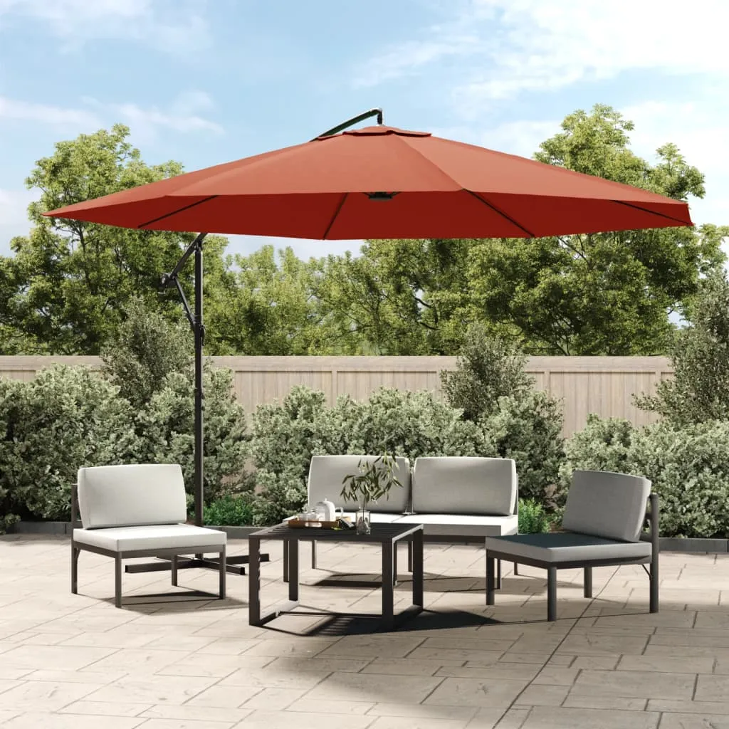 vidaXL Cantilever Umbrella Tilting Parasol Outdoor Umbrella Patio Sunshade