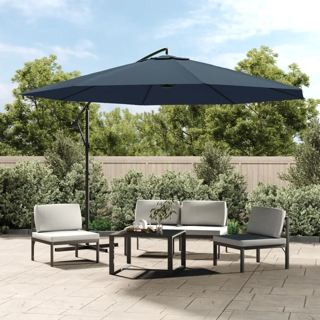 vidaXL Cantilever Umbrella Tilting Parasol Outdoor Umbrella Patio Sunshade
