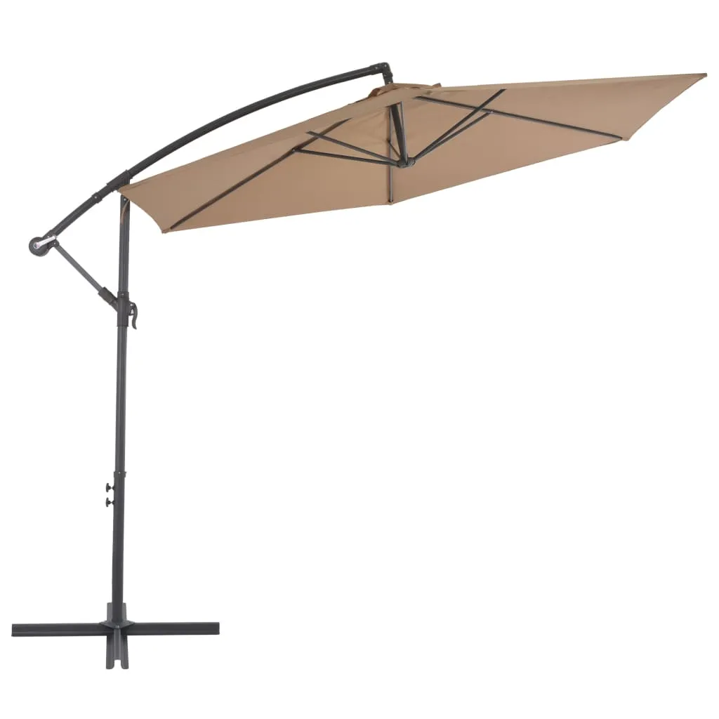 vidaXL Cantilever Umbrella Tilting Parasol Outdoor Umbrella Patio Sunshade
