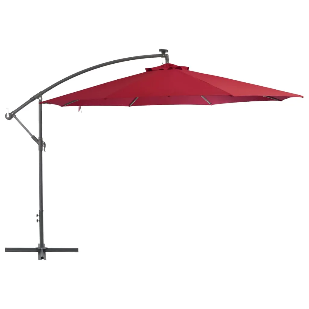 vidaXL Cantilever Umbrella Tilting Parasol Outdoor Umbrella Patio Sunshade