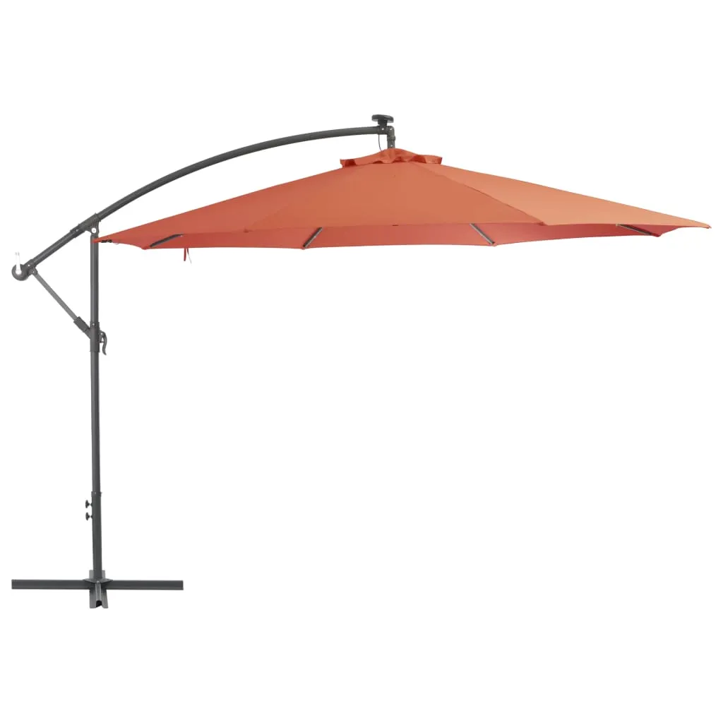 vidaXL Cantilever Umbrella Tilting Parasol Outdoor Umbrella Patio Sunshade