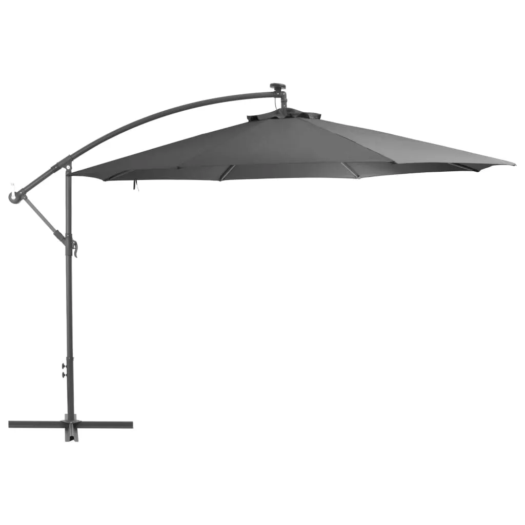 vidaXL Cantilever Umbrella Tilting Parasol Outdoor Umbrella Patio Sunshade