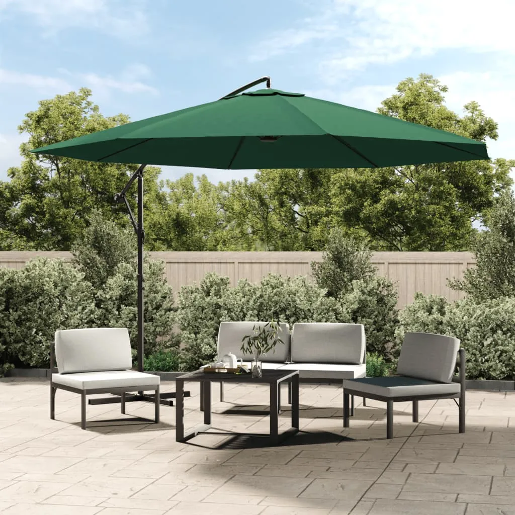 vidaXL Cantilever Umbrella Tilting Parasol Outdoor Umbrella Patio Sunshade