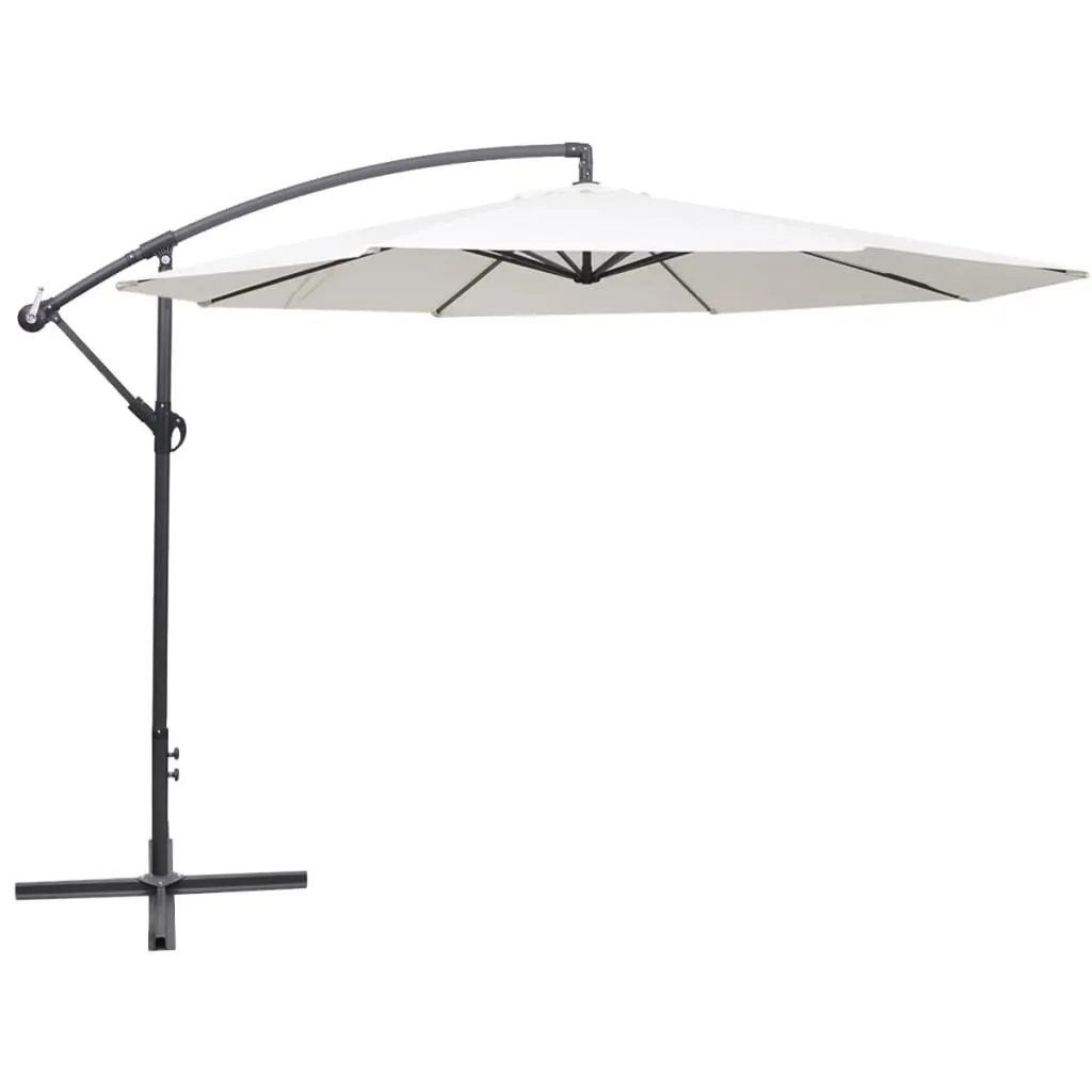 vidaXL Cantilever Umbrella Tilting Parasol Outdoor Umbrella Patio Sunshade