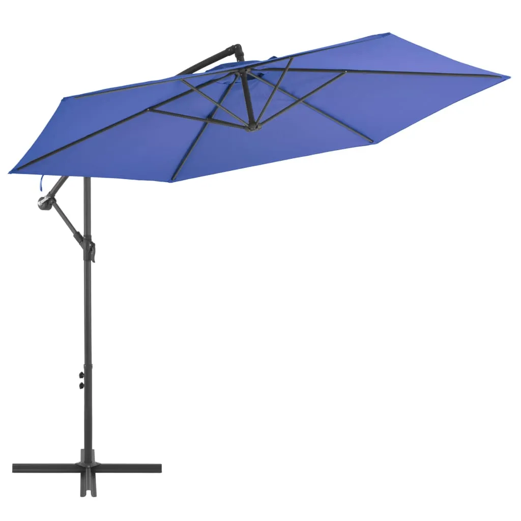 vidaXL Cantilever Umbrella Tilting Parasol Outdoor Umbrella Patio Sunshade
