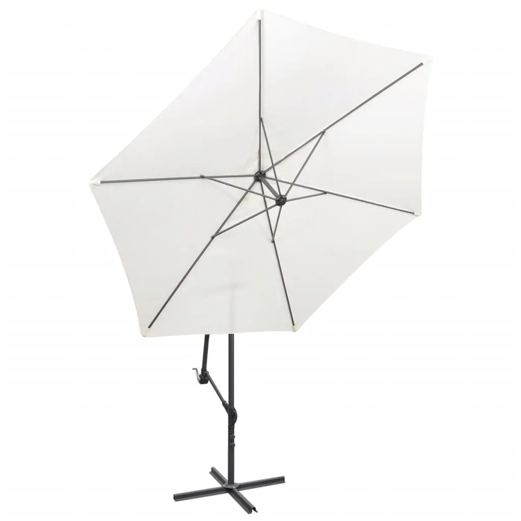 vidaXL Cantilever Umbrella Tilting Parasol Outdoor Umbrella Patio Sunshade