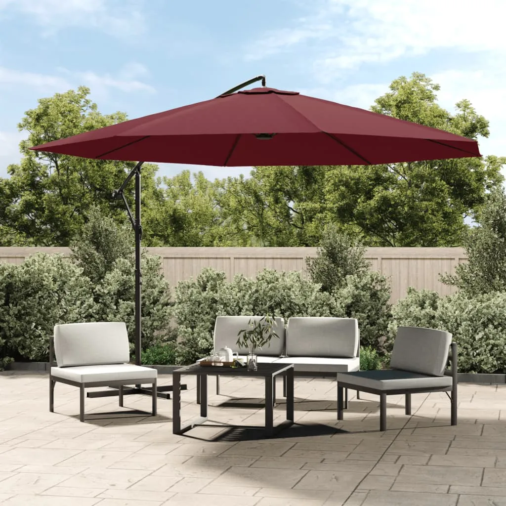 vidaXL Cantilever Umbrella Tilting Parasol Outdoor Umbrella Patio Sunshade