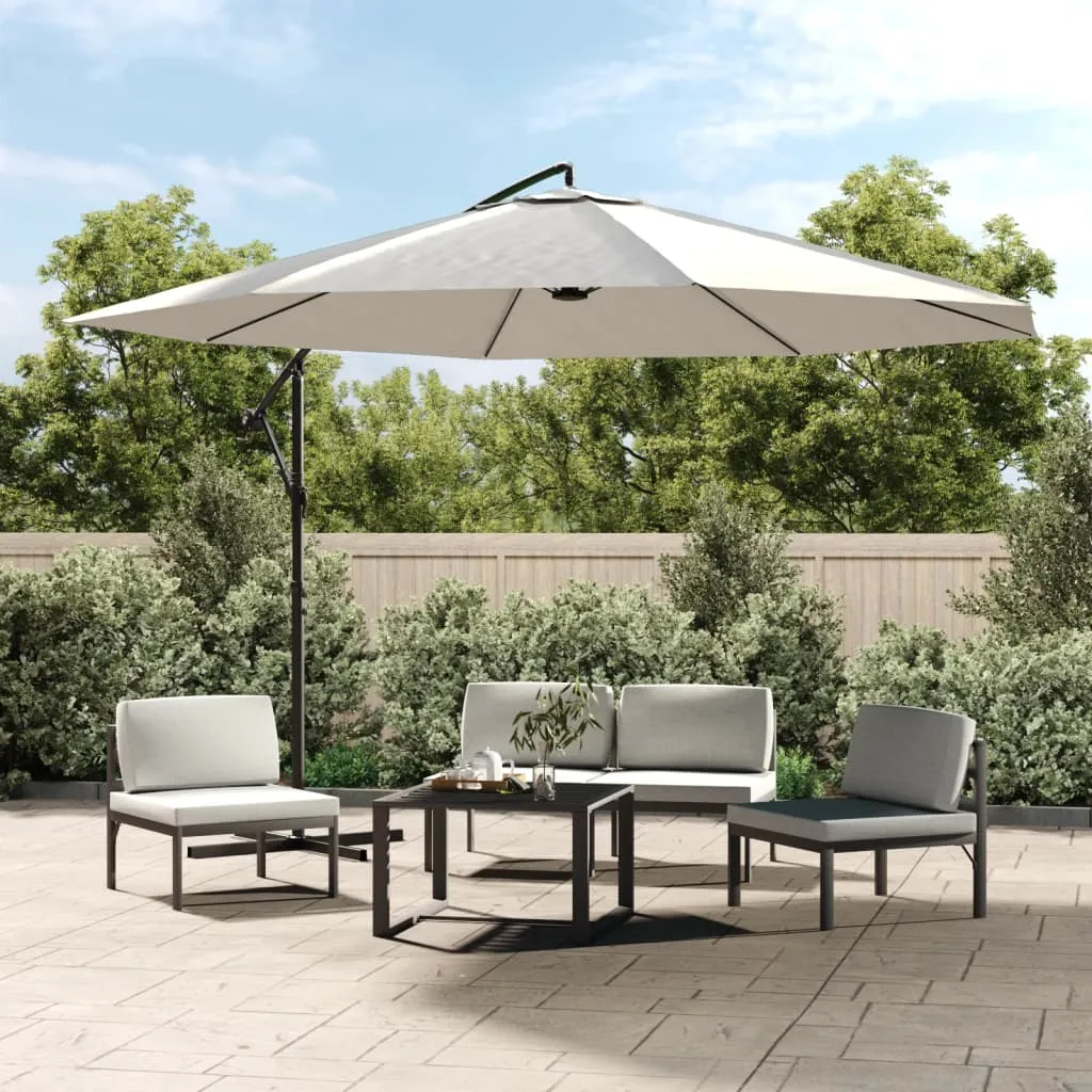 vidaXL Cantilever Umbrella Tilting Parasol Outdoor Umbrella Patio Sunshade