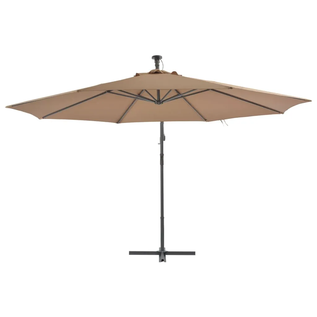 vidaXL Cantilever Umbrella Tilting Parasol Outdoor Umbrella Patio Sunshade