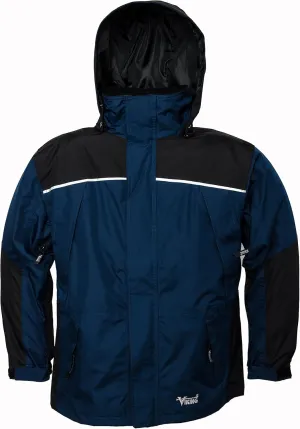 Viking Tempest Classic Waterproof and Windproof All Weather Shell Jacket with Reflective Piping