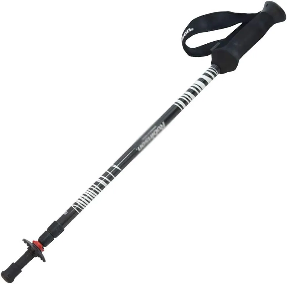 Walking Sticks Adjustable Hiking Or Walking Sticks Shock Absorber Straight Handle Strong Lightweight Carbon Fiber Trekking Pole Cane Trekking Poles (Color : B)